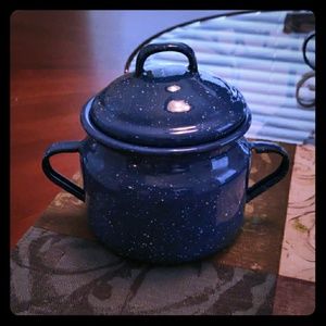 Cute Blue Camping Pot